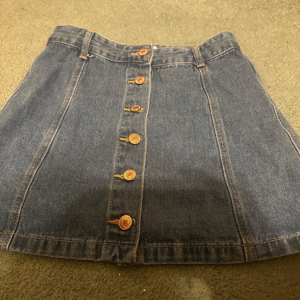 Hollister Jean skirt size small